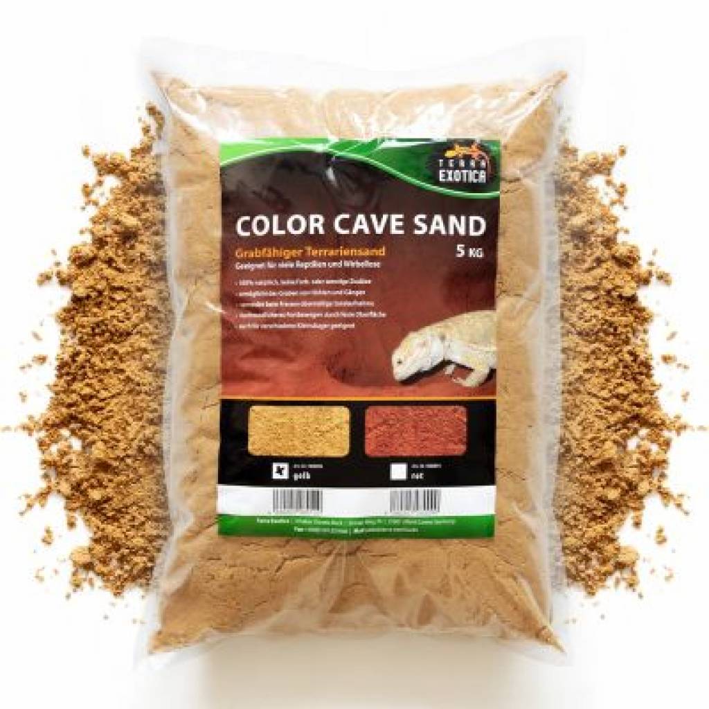 Color Cave Sand - grabfähiger Höhlensand Gelb